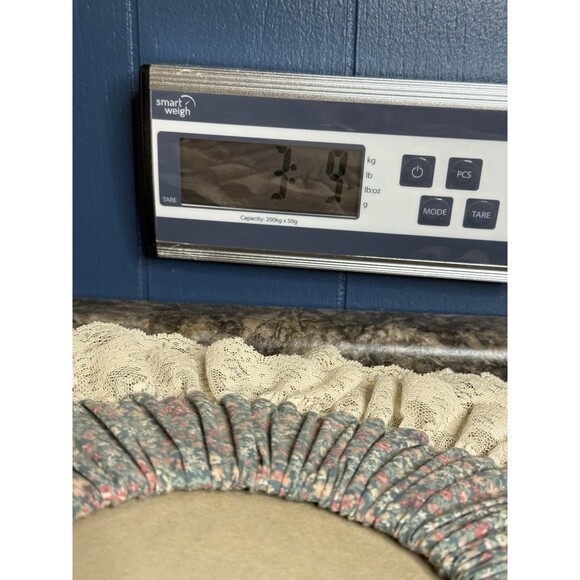 Vtg Padded Fabric Binder Photo Album Scrapbook Floral Lace Cottagecore 13x13 - Picture 10 of 10